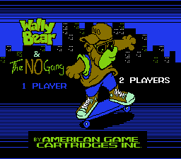 Wally Bear and the NO! Gang title screenshot